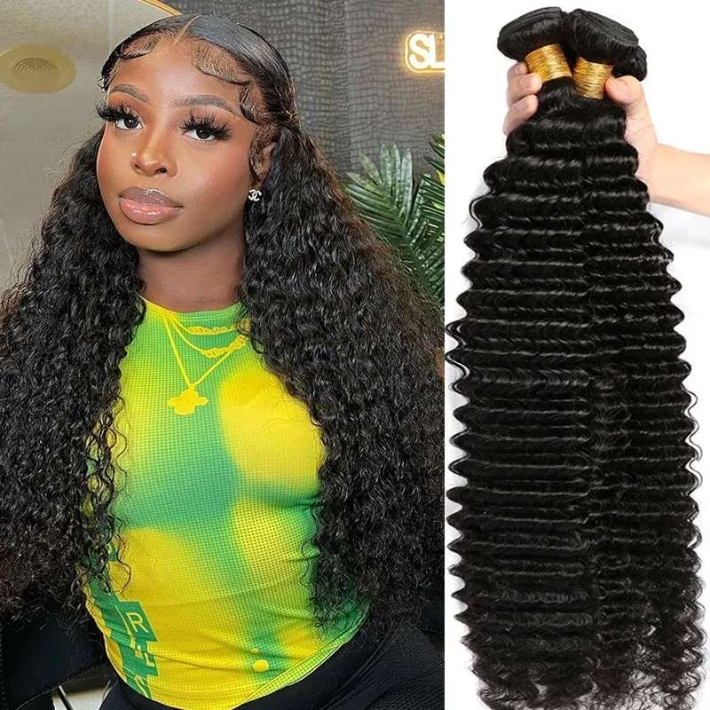 Deep wave human hair